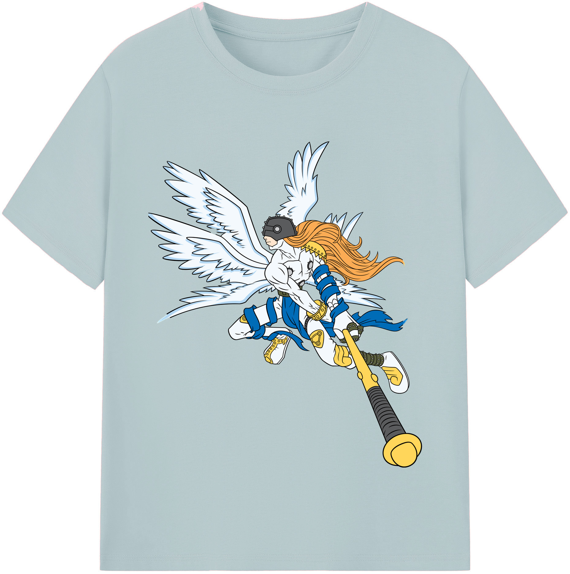 （画像用） Digimon デジタルモンスター/デジモン 綿100％半袖Tシャツ（フロントプリント）